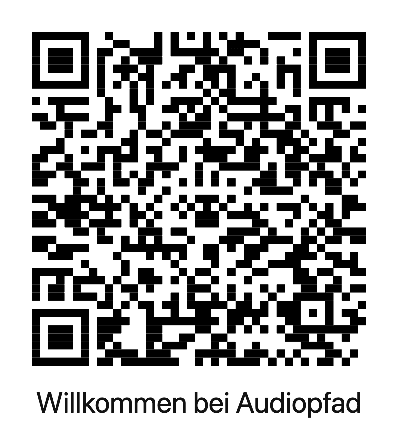 QR-Code zum AUDIOGUIDE.STUDIO Beispiel-Guide